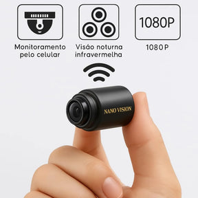 Kit 3 Nano Vision - Mini Câmera de Segurança (Ultra HD 4K)