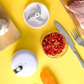 Kit 2 Mini Triturador e Processador De Alimentos Elétrico Portátil