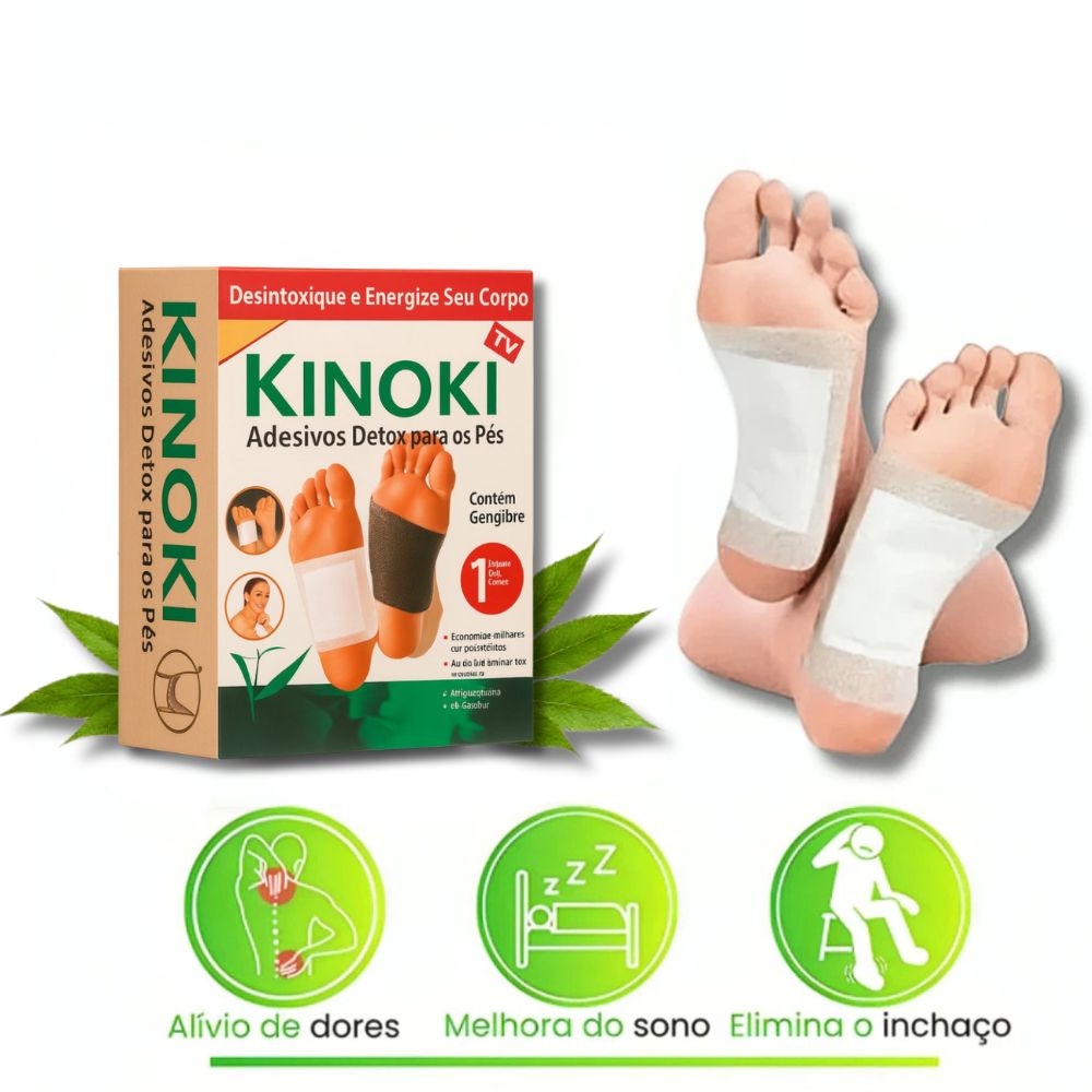 Pack 50 Adesivos Detox Kinoki  - Alívio Profundo e Vitalidade Imediata